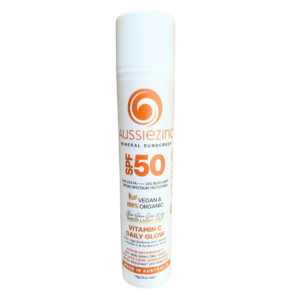 Anti-Aging Vitamin C Daily Glow SPF50+ Organic Mineral Zinc Sunscreen